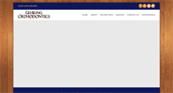 Desktop Screenshot of gehringorthodontics.com